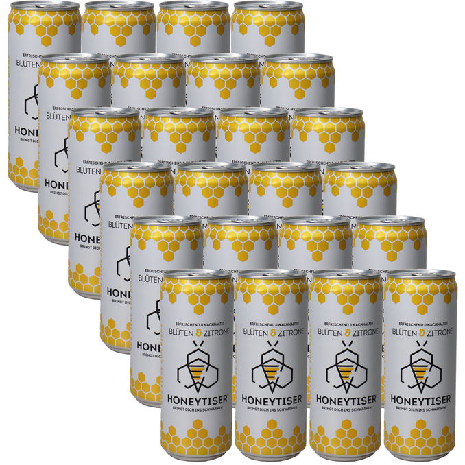 Honeytiser Honig-Zitronen Drink, 24er Pack