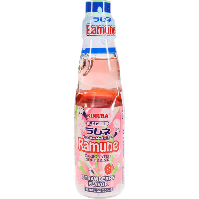 KIMURA Läsk Ramune Jordgubb