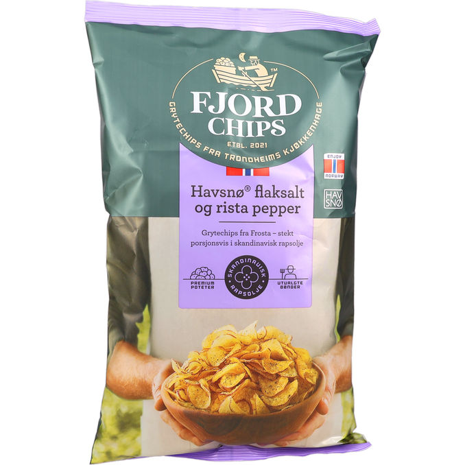 Fjord Chips Chips Havssalt & Rostad Peppar