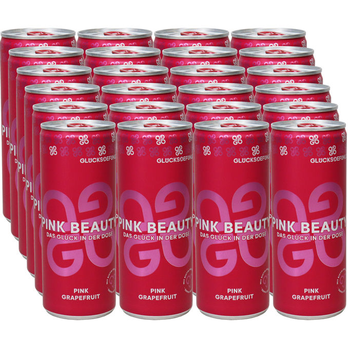 Gluecksgefuehle Pink Grapefruit Drink, 24er Pack (EINWEG) zzgl. Pfand