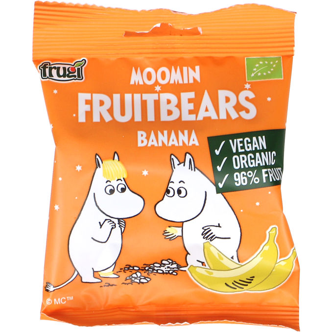Moomin Fruit Bears Banaani Luomu