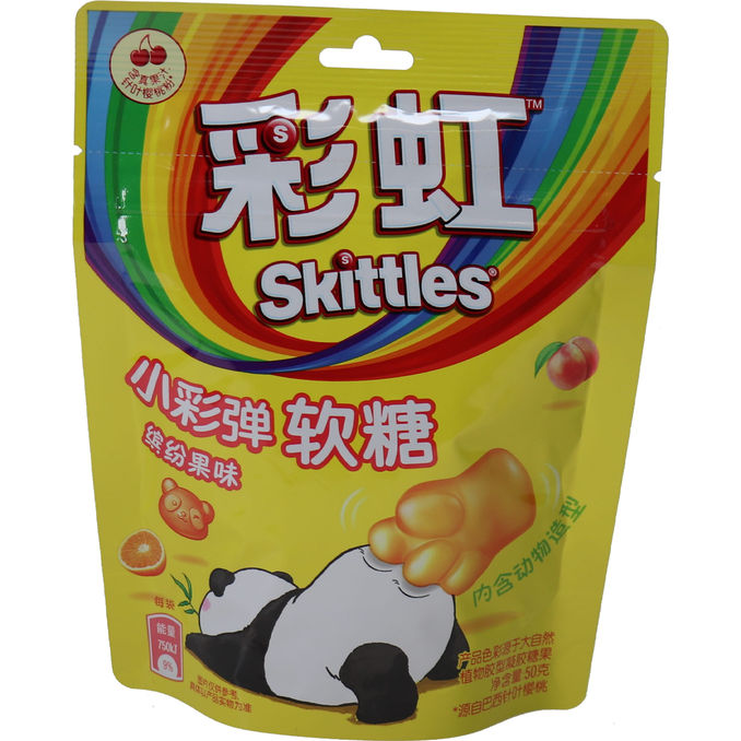 Skittles Kaubonbons mit Fudge-Füllung