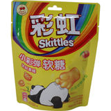 Mindestens haltbar bis: 09.02.2026 Skittles Kaubonbons mit Fudge-Füllung