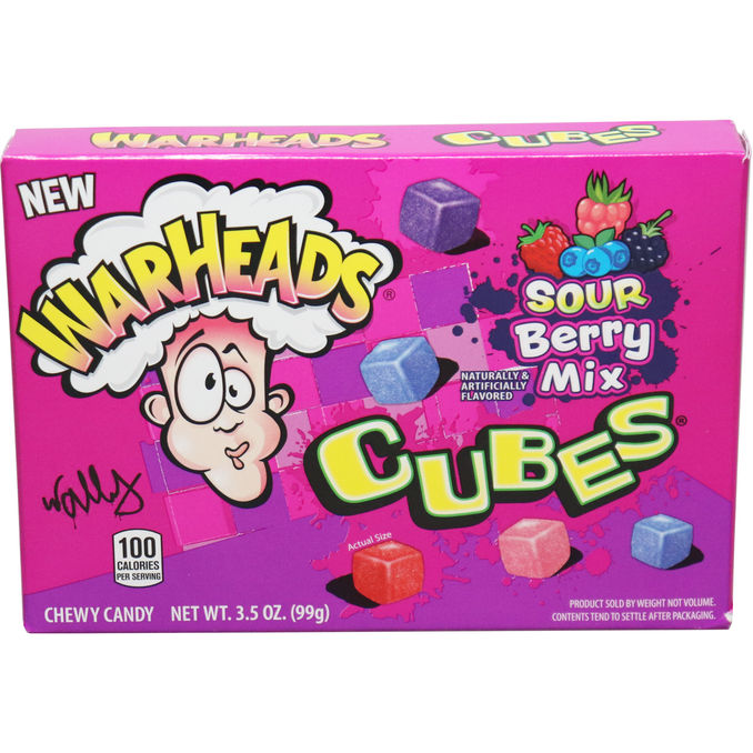 Warheads Cubes Sour Berry