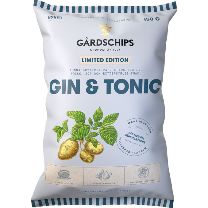 Gårdschips Chips Gin & Tonic