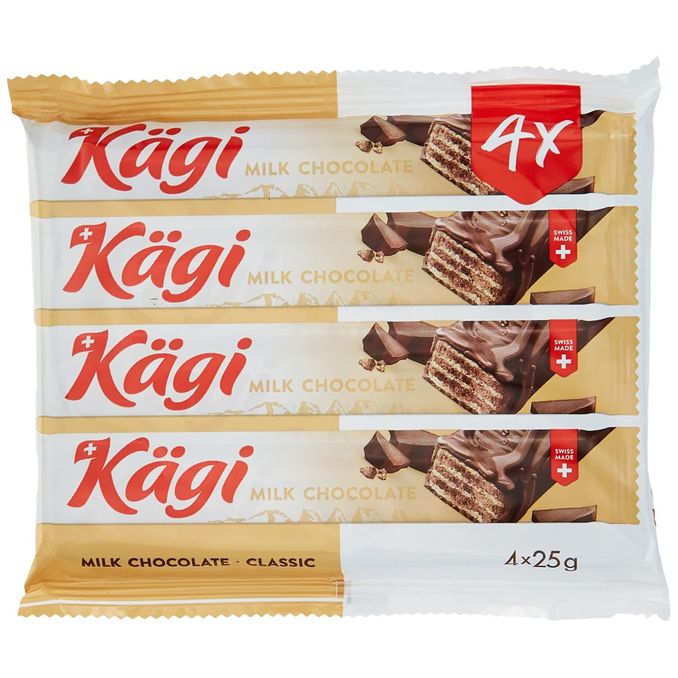 Kägi Schokowaffel Classic, 4er Pack