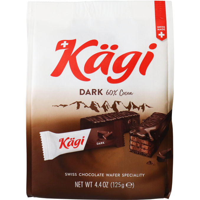 Kägi Waffelsnack in dunkler Schokolade