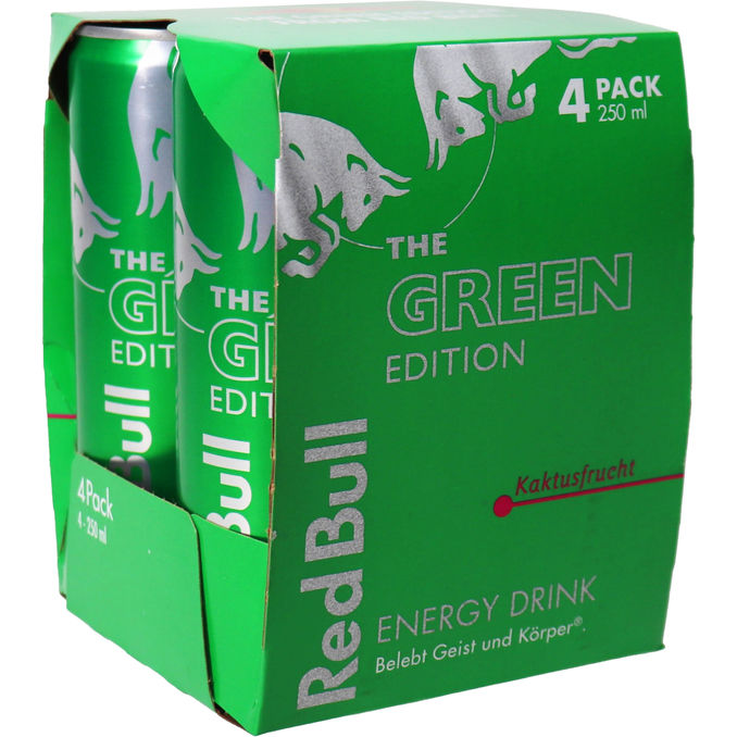 Red Bull Green Edition, 4er Pack (EINWEG) zzgl. Pfand