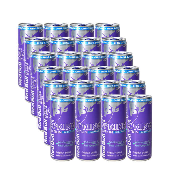 Red Bull Sugarfree Spring Edition, 24er Pack (EINWEG) zzgl. Pfand