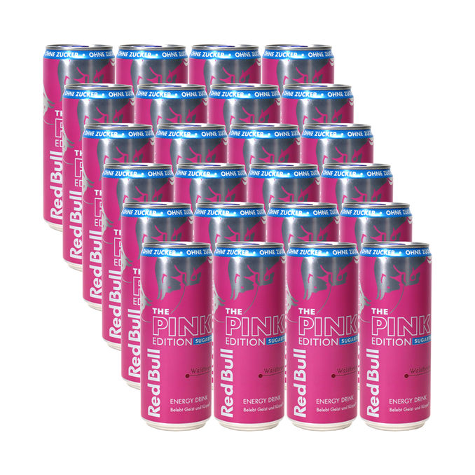 Red Bull Pink Sugarfree, 24er Pack (EINWEG) zzgl. Pfand