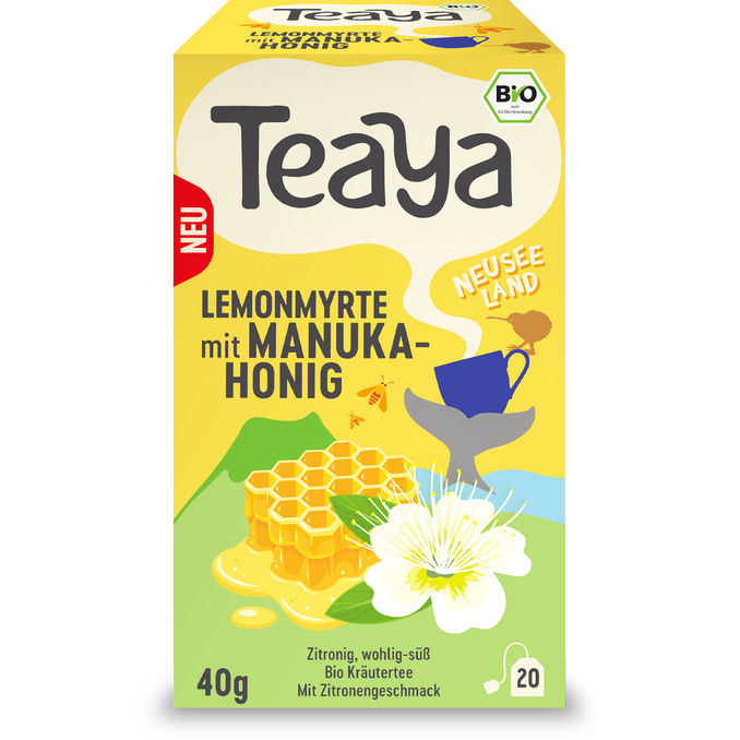 Teaya BIO Lemonmyrtemit Manuka Honig Neuseeland