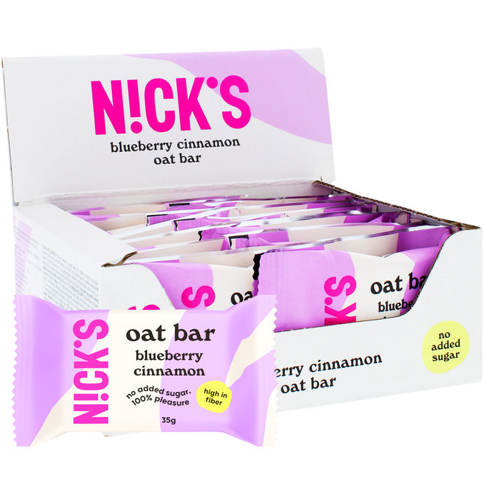 N!CK'S Oat Blueberry Bars 12-pak