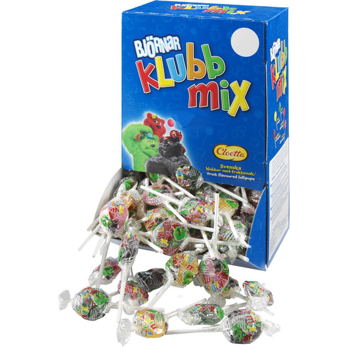 Cloetta Klubbor Björnar Klubbmix