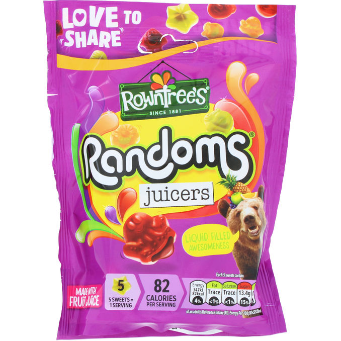 Rowntrees Juicers Liquid Filled Vingummier
