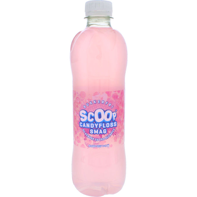 Scoop Candyfloss Saftevand Sukkerfri