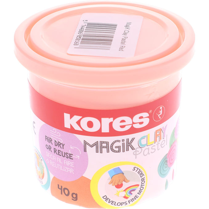 Kores Magik Clay Pastel Rød