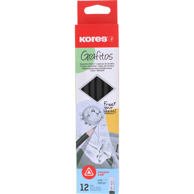 Kores Blyertspennor 12-pack