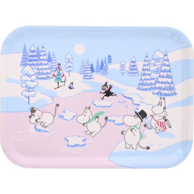 Optodesign Bricka Mumin Vinter 27x20cm