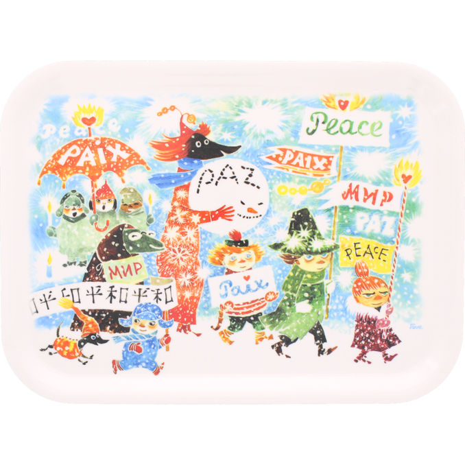 Optodesign Tarjotin Muumi Peace 27x20cm