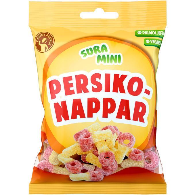 Candy People Karkkitutit Persikka