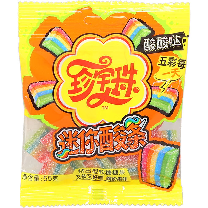 Chupa Chups Godis Mini Sour Belt