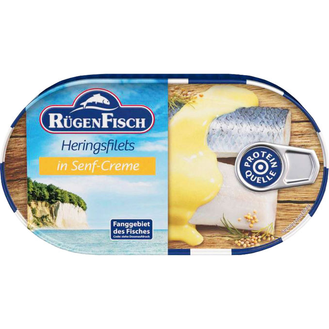 RügenFisch Heringfilets in Senf-Creme