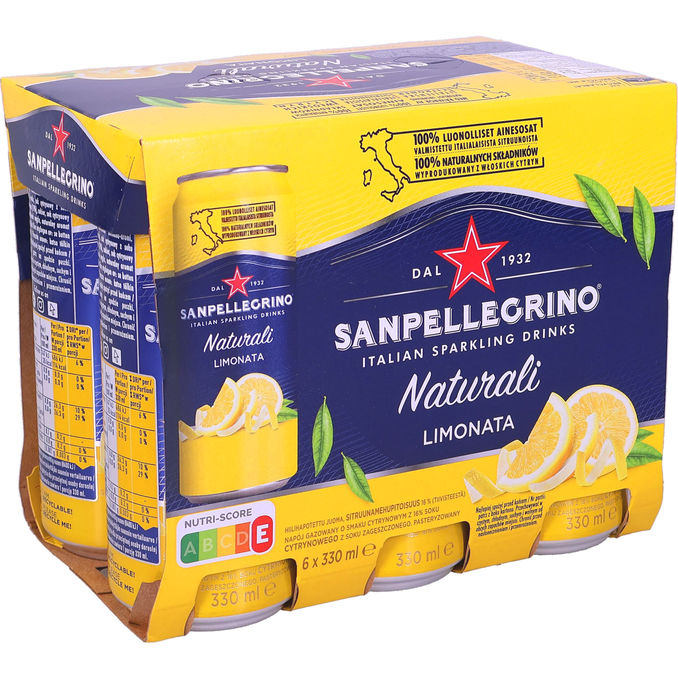 San Pellegrino Naturali Limonata 6-pack
