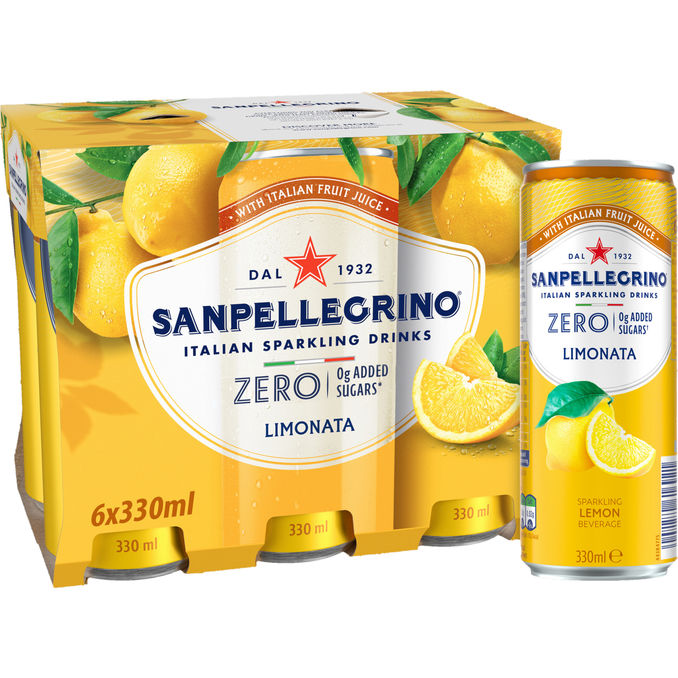 San Pellegrino Limonata Zero 6-pack