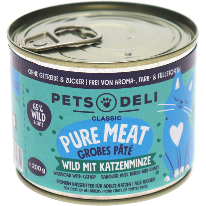 Pets Deli Nassfutter Wild mit Katzenminze für Katzen
