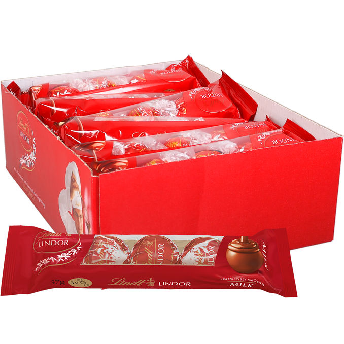 Lindt Lindor Mjölkchokladtryfflar 12-pack
