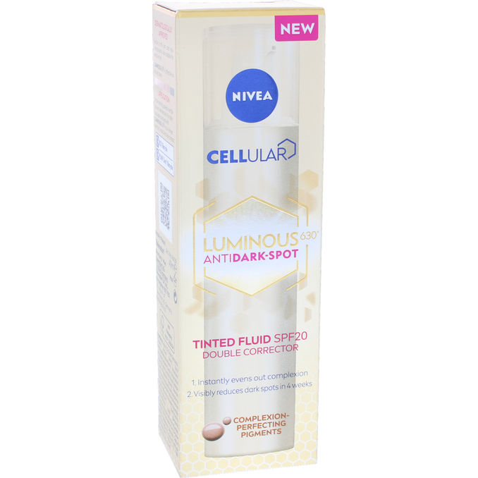 Nivea Päivävoide Cellular Luminous Anti Dark-Spot Tinted Fluid sk20