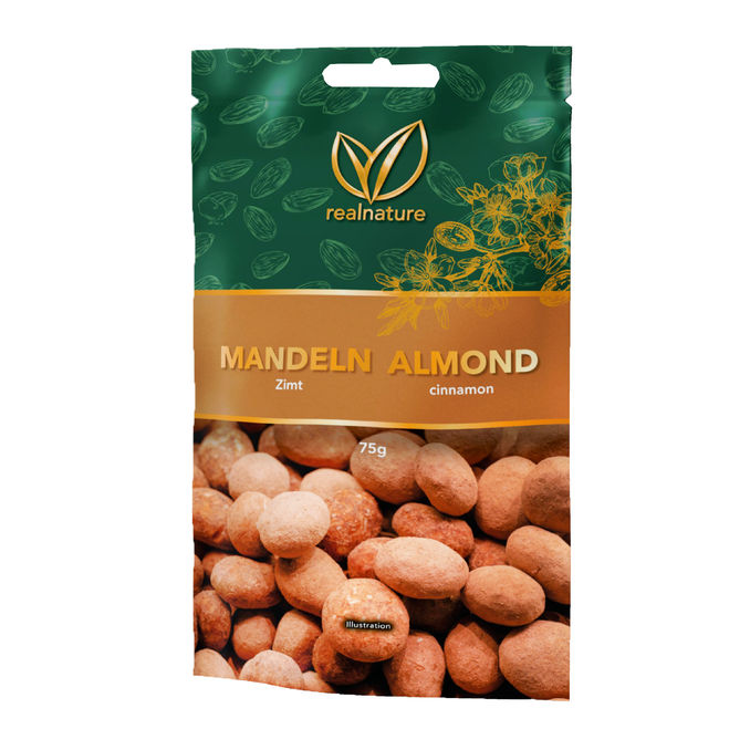 Real Nature Mandeln Milchschoko-Zimt