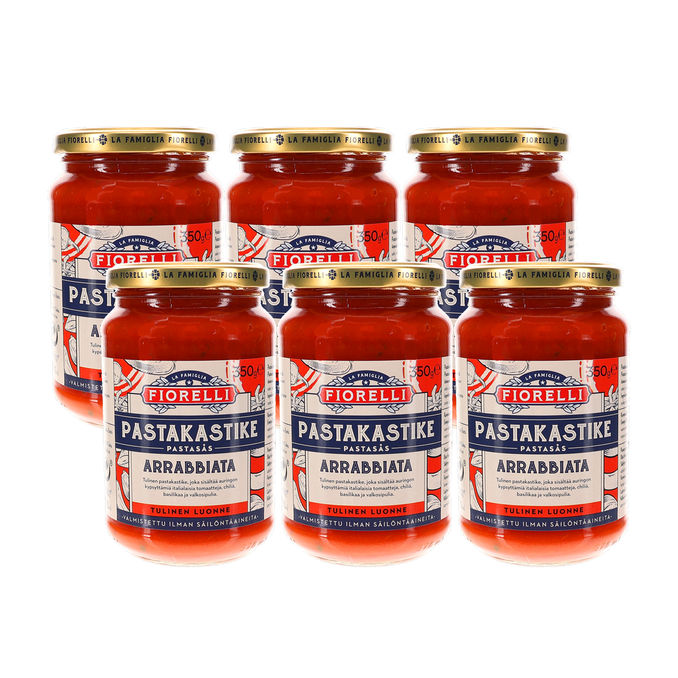 Fiorelli Arrabbiata Pastasauce 6-pak
