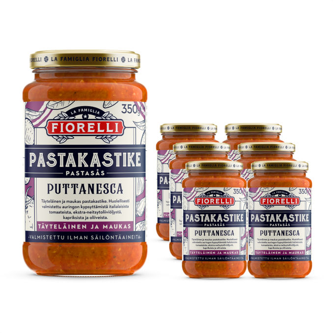 Fiorelli Pastakastike Puttanesca 6-pack