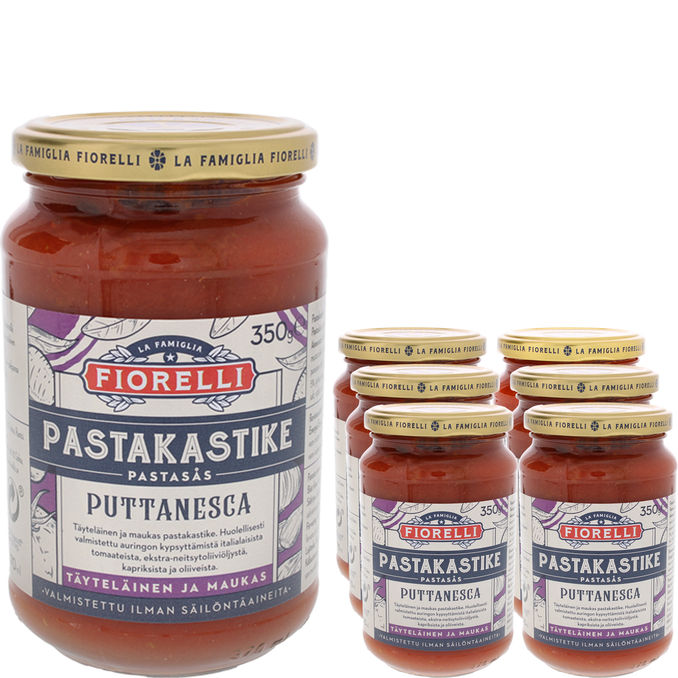 Fiorelli Pastakastike Puttanesca 6-pack