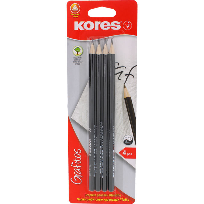 Kores Grafitblyanter 4-pak