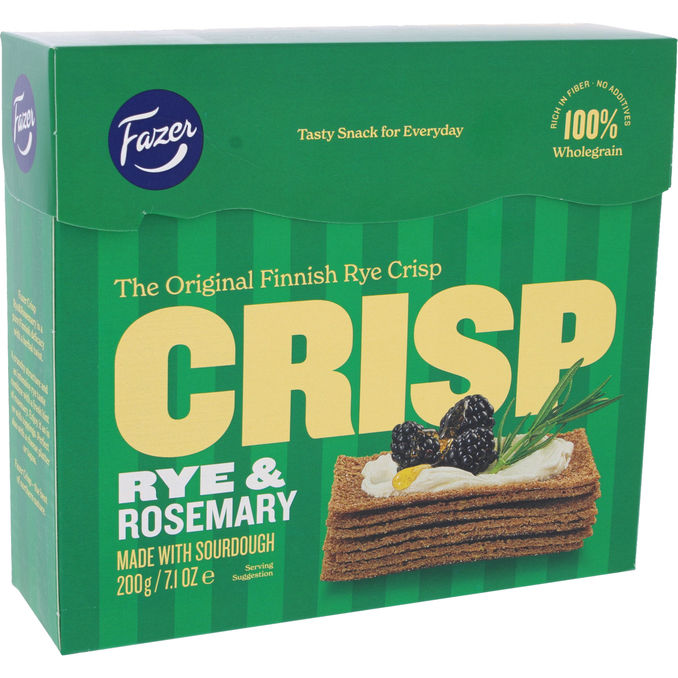 Fazer Rugknækbrød m. Rosmarin