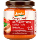 Mindestens haltbar bis: 28.03.2026 Campo Verde Brotaufstrich Basilikum-Tomate