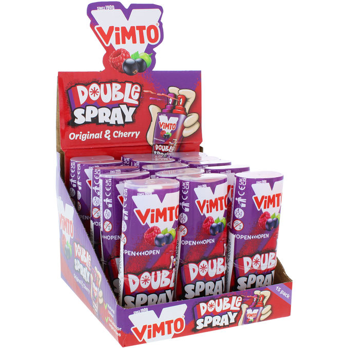 Vimto Double Spray Original & Cherry 15-pak
