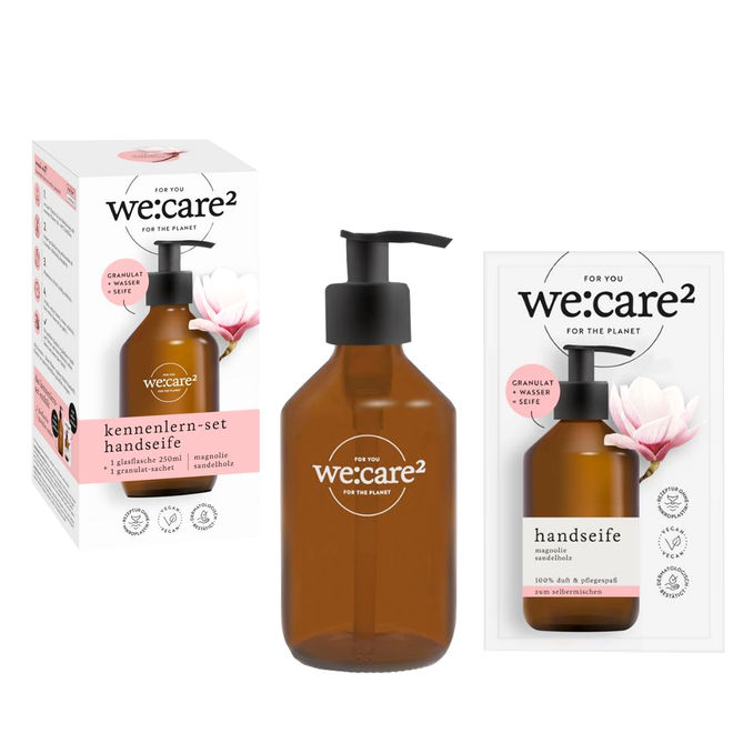 we:care² Kennenlern-Set Handseife-Granulat