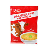 Mindestens haltbar bis: 29.05.2026 Bazar Rindersuppe mit Nudeln