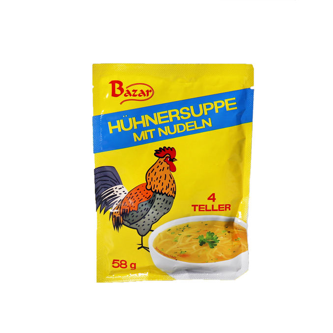 Bazar Hühnersuppe mit Nudeln
