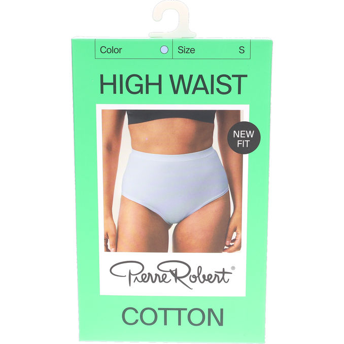 Pierre Robert Trosa High Waist Cotton Blå Stl. S