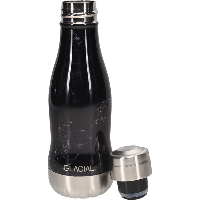 GLACIAL Vandflaske Black Marble 280 ml
