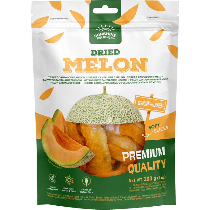 Sunshine Delights Torkad Melon