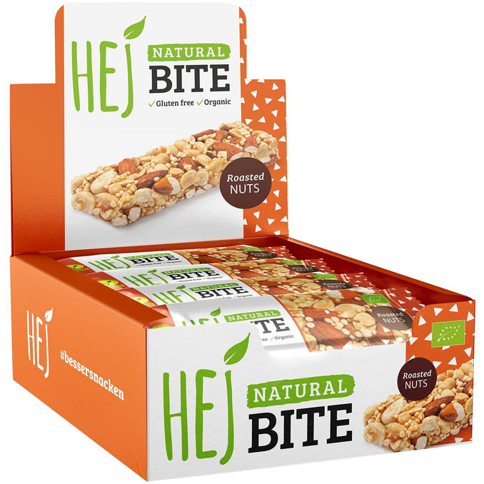 HEJ Natural BIO Nussriegel, 12er Pack