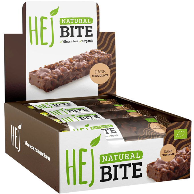 HEJ Natural BIO Nussriegel mit Schokolade, 12er Pack