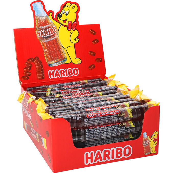 Haribo Mega Roulette Colavingummier 40-pak