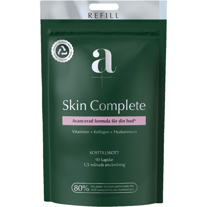 A+ Skin Complete Kosttilskud 90 kapsler Refill