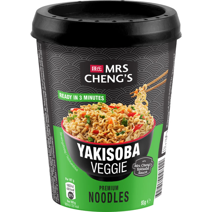 Mrs Cheng's Yakisoba Vegetables Instant Nudler